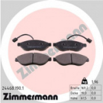 Piduriklotsi komplekt, ketaspidur ZIMMERMANN 24468.190.1