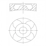 Kolvid MAHLE ORIGINAL 012 31 00