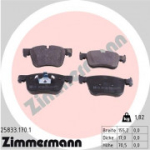 Piduriklotsi komplekt, ketaspidur ZIMMERMANN 25833.170.1