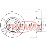 Piduriketas FREMAX BD-4754