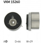 Pingutusrull, hammasrihm SKF VKM 15260