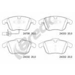 Piduriklotsi komplekt, ketaspidur BRECK 24706 00 551 10