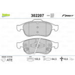 Piduriklotsi komplekt,ketaspidur VALEO 302207