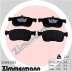 Piduriklotsi komplekt, ketaspidur ZIMMERMANN 22593.175.1
