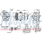 Kompressor, kliimaseade NISSENS 890698