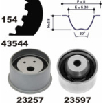 Hammasrihma komplekt MAPCO 23544