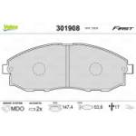 Piduriklotsi komplekt, ketaspidur VALEO 301908