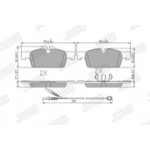 Piduriklotsi komplekt, ketaspidur JURID 573647J
