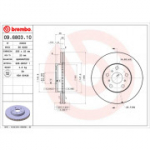 Piduriketas BREMBO 09.6803.10