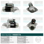 Starter HOFFER H5035174