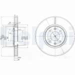 Piduriketas DELPHI BG3675