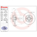 Piduriketas BREMBO 08.A141.17