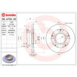 Piduriketas BREMBO 08.A730.20
