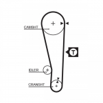 Hammasrihm GATES 5250XS