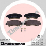 Piduriklotsi komplekt, ketaspidur ZIMMERMANN 23599.190.1