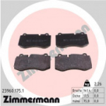 Piduriklotsi komplekt, ketaspidur ZIMMERMANN 23960.175.1