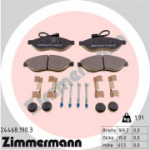 Piduriklotsi komplekt, ketaspidur ZIMMERMANN 24468.190.3