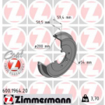 Piduritrummel ZIMMERMANN 600.1964.20