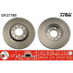 Piduriketas TRW DF2778S