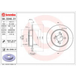 Piduriketas BREMBO 08.C046.31
