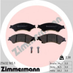 Piduriklotsi komplekt, ketaspidur ZIMMERMANN 25632.165.1