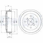 Piduritrummel DELPHI BF383