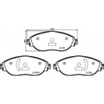 Piduriklotsi komplekt,ketaspidur BREMBO P 85 166