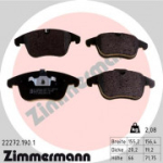 Piduriklotsi komplekt, ketaspidur ZIMMERMANN 22272.190.1