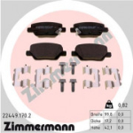 Piduriklotsi komplekt, ketaspidur ZIMMERMANN 22449.170.2