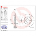 Piduriketas BREMBO 09.4883.10