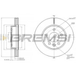Piduriketas BREMSI CD8017V