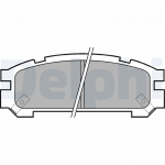 Piduriklotsi komplekt, ketaspidur DELPHI LP814