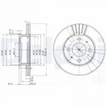 Piduriketas DELPHI BG3749
