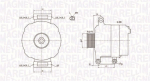 Generaator MAGNETI MARELLI 063731867010
