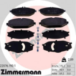Piduriklotsi komplekt, ketaspidur ZIMMERMANN 22076.190.1