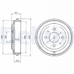 Piduritrummel DELPHI BF389