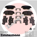 Piduriklotsi komplekt, ketaspidur ZIMMERMANN 25644.175.2