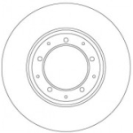 Piduriketas TRW DF6905