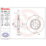 Piduriketas BREMBO 09.6925.14