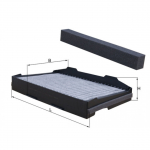 Filter, salongi&otilde;hk MAHLE ORIGINAL LAK 255