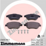 Piduriklotsi komplekt, ketaspidur ZIMMERMANN 23600.190.1
