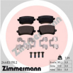 Piduriklotsi komplekt, ketaspidur ZIMMERMANN 24483.170.2