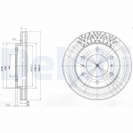 Piduriketas DELPHI BG3812