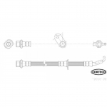 Pidurivoolik CORTECO 19036109