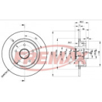 Piduriketas FREMAX BD-2236