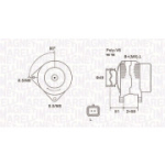 Generaator MAGNETI MARELLI 063731881010