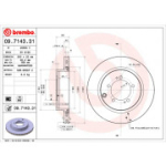 Piduriketas BREMBO 09.7143.31