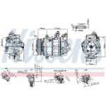 Kompressor, kliimaseade NISSENS 890754