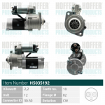 Starter HOFFER H5035192