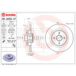 Piduriketas BREMBO 08.A238.47